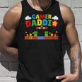 Gamer-Papa Retro-Gamer-Vater-Nostalgiepapa Level Aufsteigen Tank Top Geschenke für Ihn