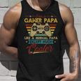 Gamer Papa Wie Ein Normapa Außeriel Coolerideo Players S Tank Top Geschenke für Ihn