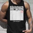 Gästebuch 30 Geburtstag – Bitte Eintragen Tank Top Geschenke für Ihn