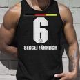 Germany Sauf Jersey Sergej Fährlich Sauf Legend Tank Top Geschenke für Ihn