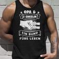 Grandpa & 2 Enkelin Ein Bund Grandfather Tank Top Geschenke für Ihn