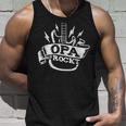 Grandpa Rockt Guitar Hardrock Music Guitarist Tank Top Geschenke für Ihn