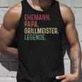 Grillmeister Dad Husband Legend Grill Tank Top Geschenke für Ihn