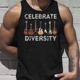 Guitar Celebrate Diversity Tank Top Gifts for Him
