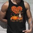 Happy Fall Y'all Beagle Dog Pumpkin Thanksgiving Tank Top Gifts for Him