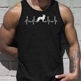 Heartbeat Border Collie Dog Lovers Tank Top Geschenke für Ihn