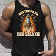 Herren Bester Papa Der Galaxieatertag Tank Top Geschenke für Ihn