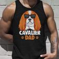 Herren Cavalier King Charles Spaniel Dad Hunde Papa Herrchen Tank Top Geschenke für Ihn