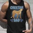 Herren Cheetah Dad Papaatertag Gepard Tank Top Geschenke für Ihn