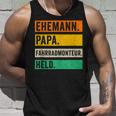 Herren Fahrradmonteur Papaateratertag Fahrradwerkstatt Tank Top Geschenke für Ihn