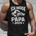 Herren Ich Werde Papa 2024 Schwangerschaft Ich Werde Baldater Tank Top Geschenke für Ihn