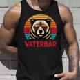 Herren Lustige Geschenkeidee Papa Dadatertagater Bäraterbär Tank Top Geschenke für Ihn