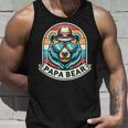 Herren Papa Bär Papa Bär Spruch Lustig Tank Top Geschenke für Ihn