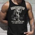 Herren Papa Sasquatch Dadsquatch Bigfoot Wie Ein Normaler Papa Squatchy Tank Top Geschenke für Ihn