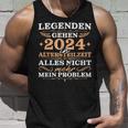 Herren Ruhestand 2024 Legende In Altersteilzeit Tank Top Geschenke für Ihn