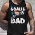 Herren Torwart Papa Proud Goalie Dad Tank Top Geschenke für Ihn