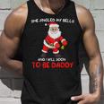 Herren Weihnachten Weihnachtsmann Sie Klingelte Meine Glocken Bald Um Papa Zu Sein Tank Top Geschenke für Ihn