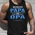 Herren Weltbester Papa Und Opa Papa Opa Tank Top Geschenke für Ihn