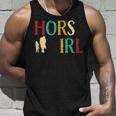 Horse Girl Cute Colorful Retro Horseback Riding Tank Top Gifts for Him