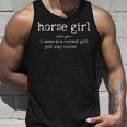 Horse Girl Definition Horseback Riding Rider Tank Top Gifts for Him