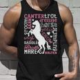 Horse Typography Word Art Girls Horseback Riding Equestrian Tank Top Gifts for Him