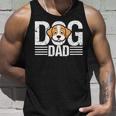 Hunde- Für Herren Hund Papa Pfotenabdruck Hundeliebhaber Herren Lustig Tank Top Geschenke für Ihn