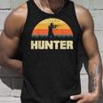 Hunter Silhouette At Sunset Hunter Tank Top Geschenke für Ihn