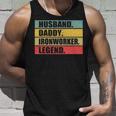 Husband Dad Ironworker Quote Vintage Fathers Day Tank Top Gifts for Him