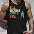 Husband Papa Angler Hero S Tank Top Geschenke für Ihn