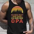 Ich Bin Der Opa Papa Family Tank Top Geschenke für Ihn