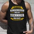 Ich Bin Kein Klugscheisser Techniker Exam Graduation Tank Top Geschenke für Ihn