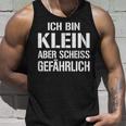 Ich Bin Klein Aber Scheiss Gefährlich Kampfzwerg Tank Top Geschenke für Ihn