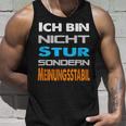 Ich Bin Nicht Stur Sondern Meinungsstabil Saying Tank Top Geschenke für Ihn