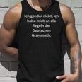 Ich Gender Nicht Ich Halte Mich An Rules Gender Tank Top Geschenke für Ihn