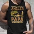 Ich Habe Zwei Titel Angler Und Papa Hecht Mann Carp Fishing S Tank Top Geschenke für Ihn