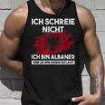 Ich Schreie Nicht Ich Bin Albaner Albanian Eagle Tank Top Geschenke für Ihn