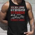 Ich Will Lieber Steht Sterben Als Kniend Leben Tank Top Geschenke für Ihn