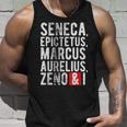 Idea De Regalo Para Filósofos Estoicos Estoicismo Estoico Camiseta sin mangas Regalos para él