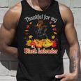 I'm Thankful For My Black Labrador Dog Lover Pumpkin Fall Tank Top Gifts for Him