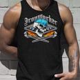 Ironworker Skull Tank Top Gifts for Him