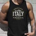Italia Estilointage Retro Italia Camiseta sin mangas Regalos para él