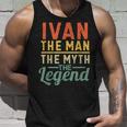 Ivan Der Mann Der Mythos Die Legende Name Ivan Tank Top Geschenke für Ihn