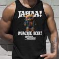 Jahaa Mache Ich Späterielleicht Teddy With Sayings Tank Top Geschenke für Ihn