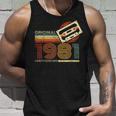 Jahrgang 1981 Retro Geburtstags Zum 43 Geburtstag Tank Top Geschenke für Ihn