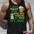 I Just Want To Drink Beer And Hang With My Maltese Tank Top Gifts for Him