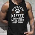 Kaffe Mein Hund Ansprechen Tank Top Geschenke für Ihn