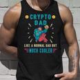 Krypto Dad Bitcoin Miner Lustige Kryptowährung Papa Tank Top Geschenke für Ihn