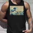 La Gran Ola De Kanagawa Coolintage Pintura Japonesa Camiseta sin mangas Regalos para él