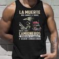 La Muerte Nos Sonríe A Todos Solo Los Camioneros Devuelven Camiseta sin mangas Regalos para él