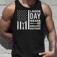 Labor Day Grillen Grillen Bbq Grill Papa Retrointage Tank Top Geschenke für Ihn